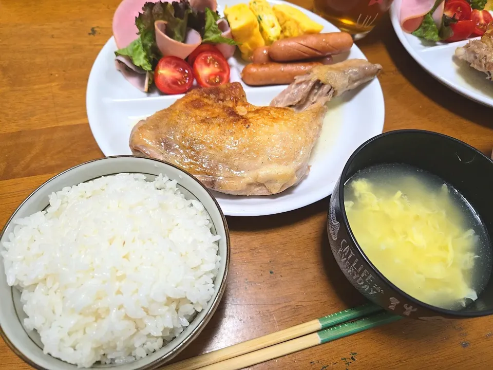 Snapdishの料理写真:晩御飯🌺|chiyukiさん