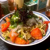 Snapdishの料理写真:和風ツナパスタ|くろさん