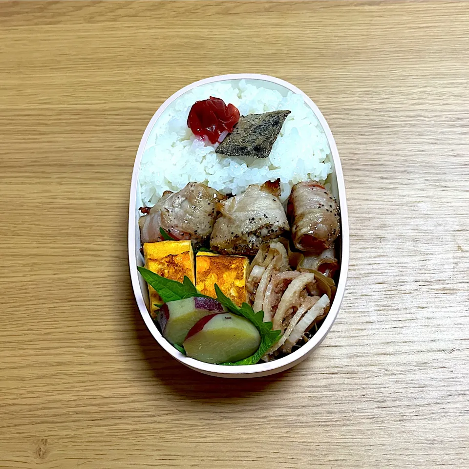 Snapdishの料理写真:豚バラトマト巻き弁当|sachi ＊さん