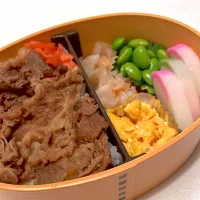 Snapdishの料理写真:#245 牛丼弁当|namiさん