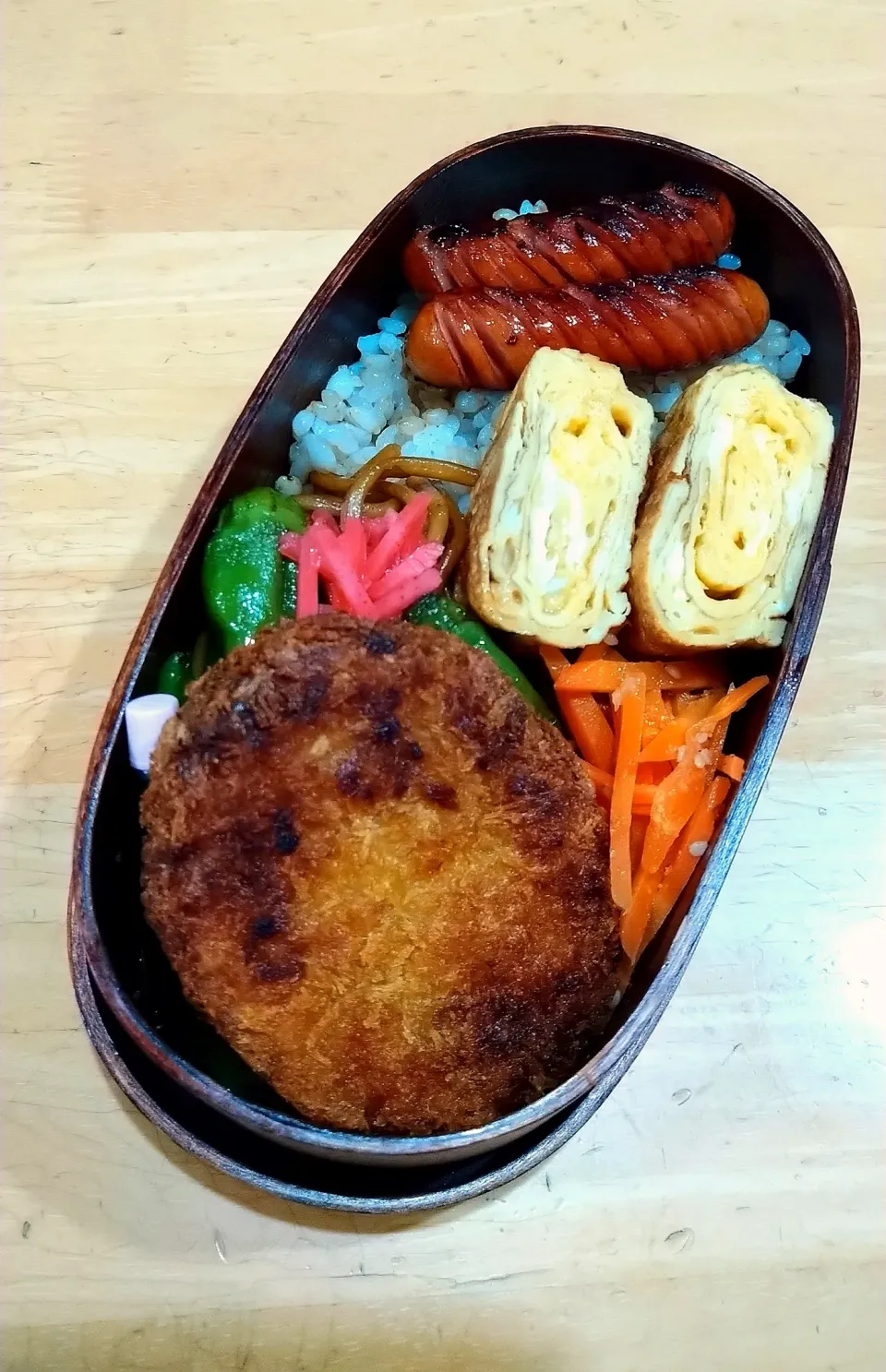 焼きそば&コロッケ弁当|NOZUさん