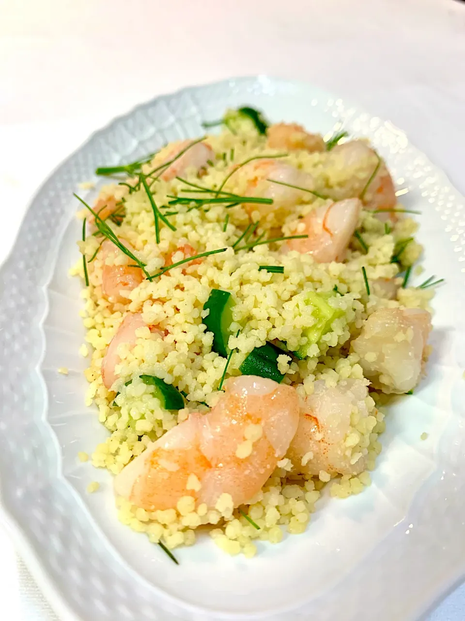 Snapdishの料理写真:Couscous with Shrimp|gonbenさん