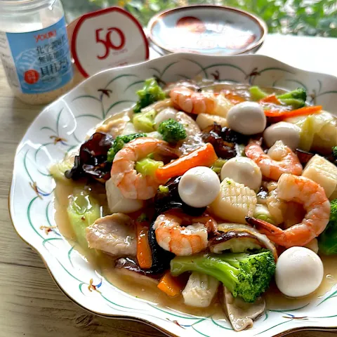 「やさしい味わいの貝柱だし」を使ってみたSnapdishの料理・レシピ写真:ヘルシー八宝菜