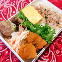 Snapdishの料理写真:2024/10/10　夫のお弁当|まるならさん