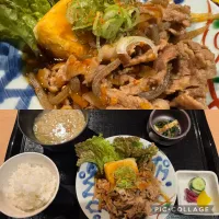 Snapdishの料理写真:小田原出張ランチはお久しぶりの@榛。揚げ出し豆腐と豚のしぐれ煮。安定の味、美味しくいただきました。|sniper66さん