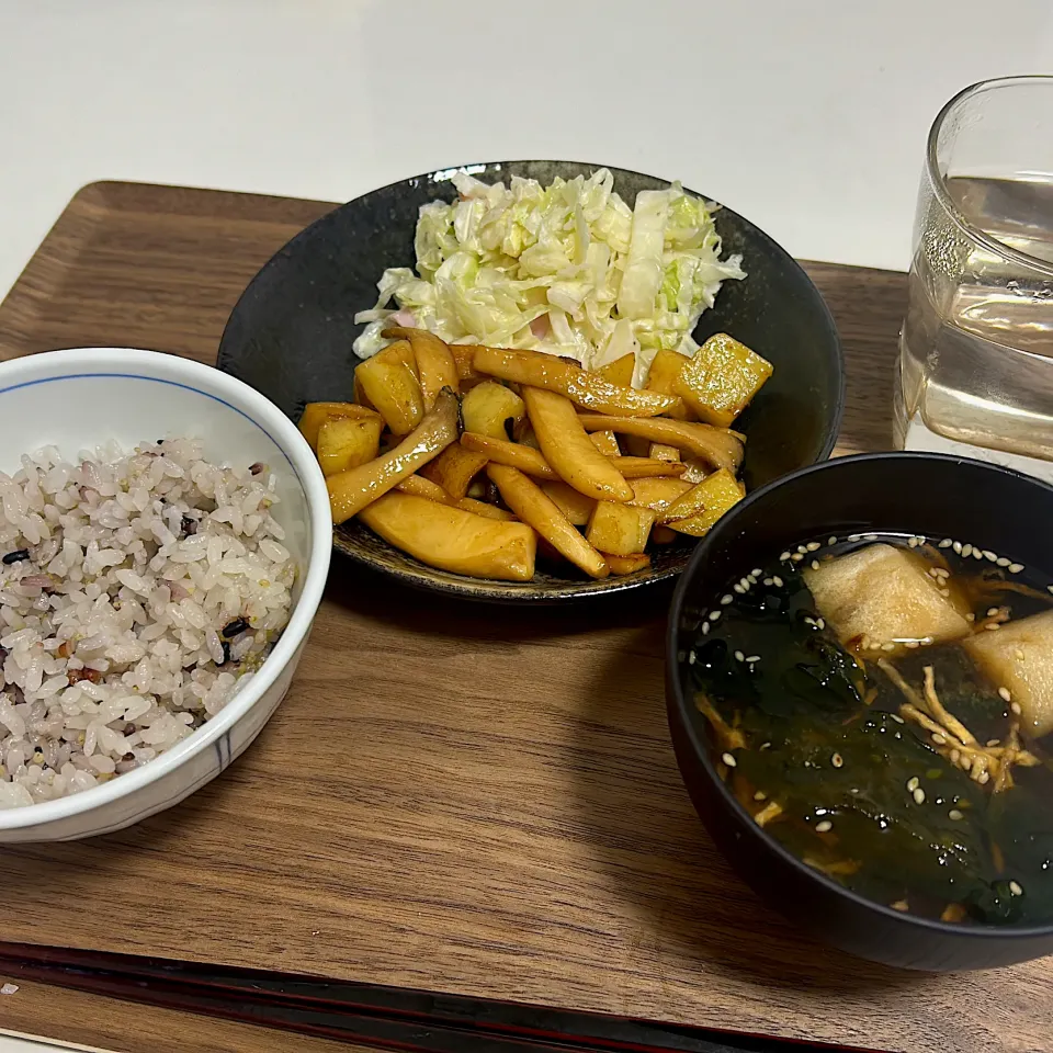 エリンギとじゃがいものバター醤油|なつなつさん