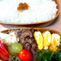 Snapdishの料理写真:牛しぐれ煮弁当🍱|ふみふみさん