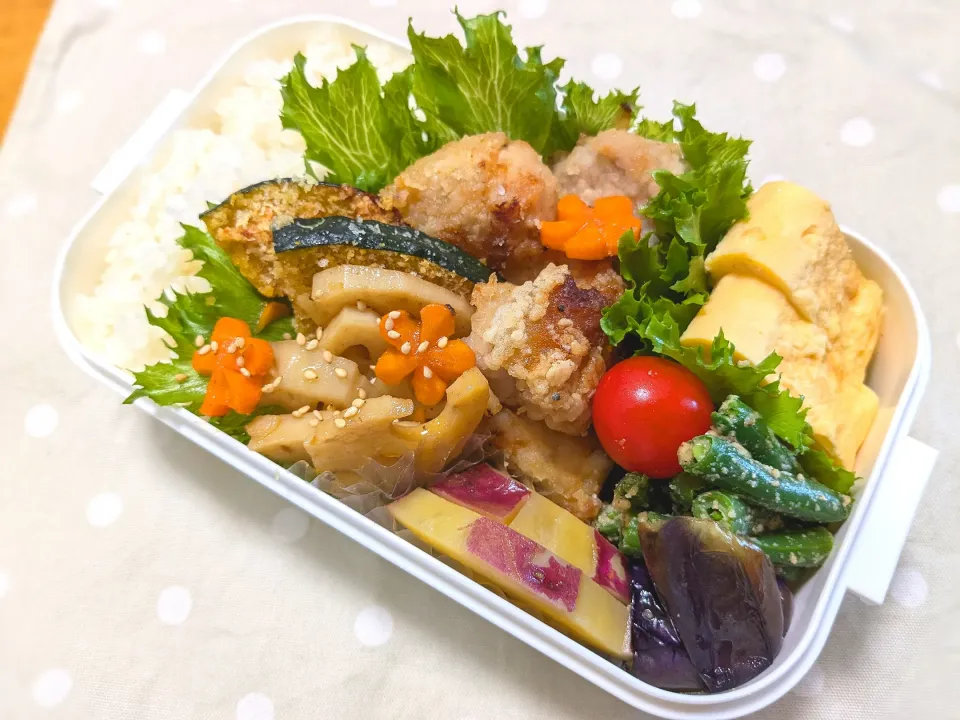 今日のお弁当|きなこもちさん