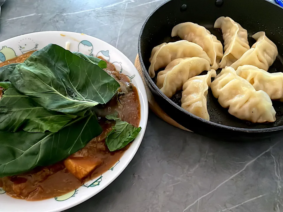 カレーうどんと餃子|TACOMAMAさん