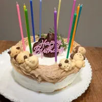 Snapdishの料理写真:モンブランケーキ🎂|いりごまさん