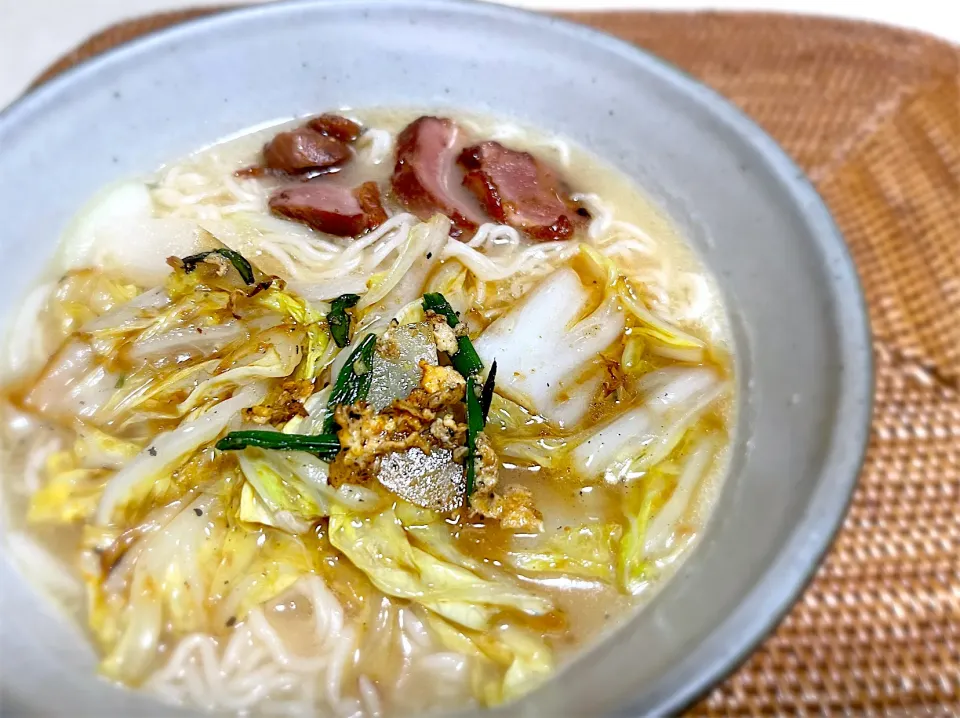 Snapdishの料理写真:鴨肉ラーメン|Noriyuki Saitoさん