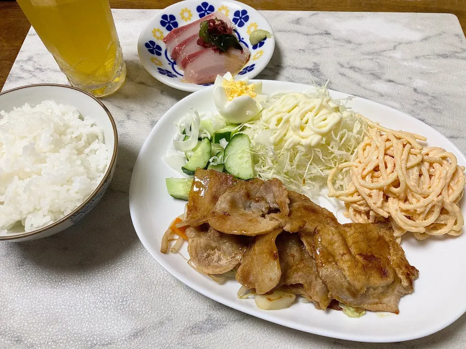 今宵は豚肉生姜焼き🐷|Kojiさん