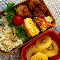 Snapdishの料理写真:唐揚げ弁当|りりあんさん