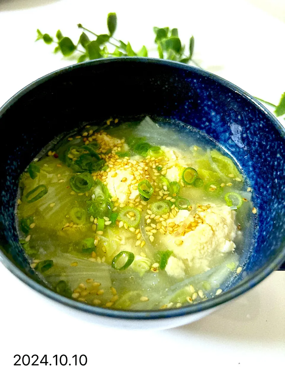 鶏団子と白菜の春雨スープ|オーロラさん