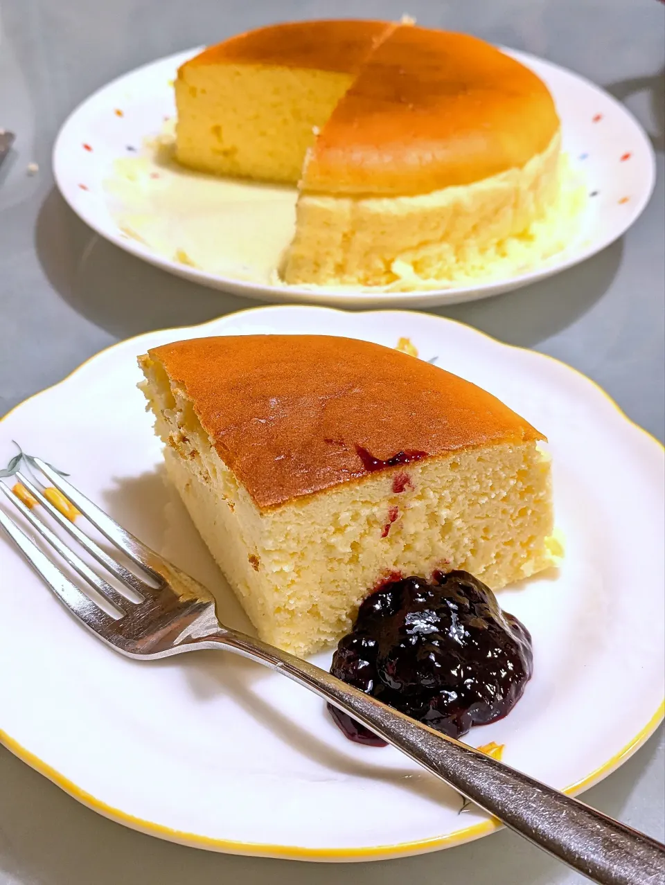 Snapdishの料理写真:スフレチーズケーキ|Dorothy memorable dishesさん