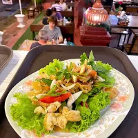 Snapdishの料理写真:Crispy Three Salad💜ยำสามกรอบ|💟Lookbua Chiangmai Thai Food💟さん