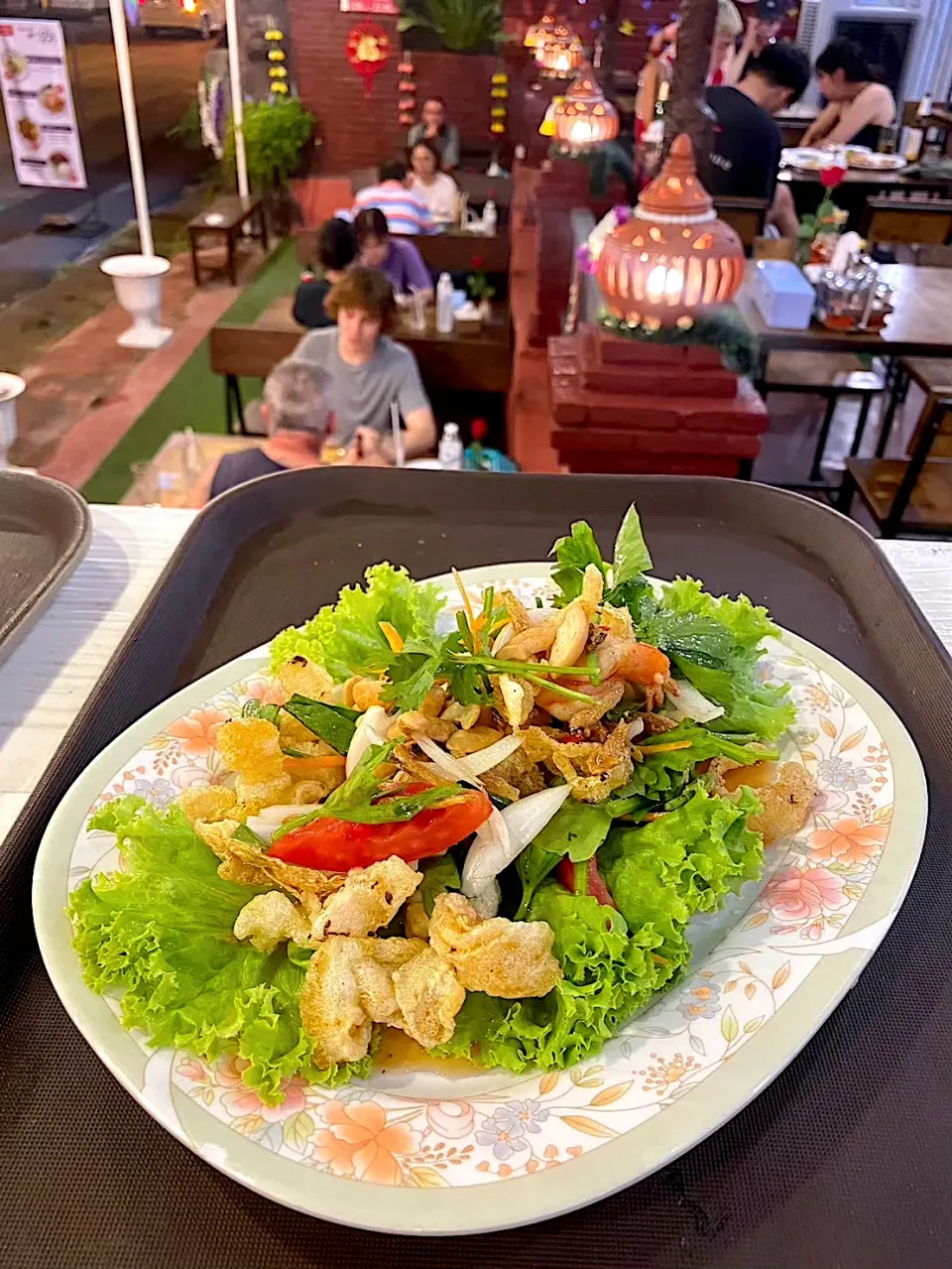 Crispy Three Salad💜ยำสามกรอบ|💟Lookbua Chiangmai Thai Food💟さん