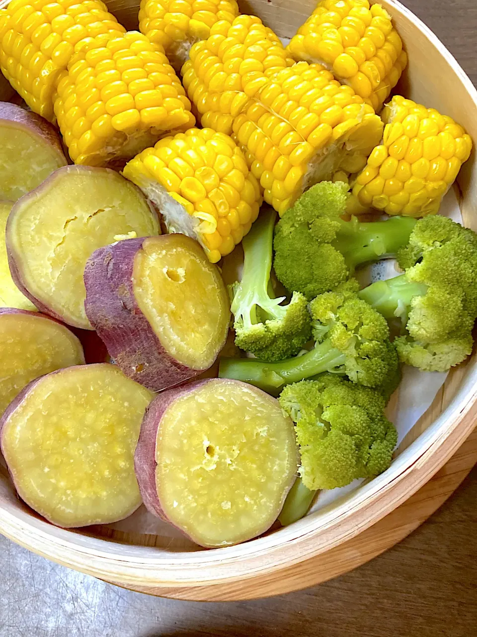 Snapdishの料理写真:せいろで野菜蒸し|ちいこさん