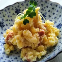 Snapdishの料理写真:🌭ウィンナーポテサラ🥔(*´ڡ`●)ｶﾝﾊﾟｰｲ🍻|のもさん(๑´ڡ`๑)さん