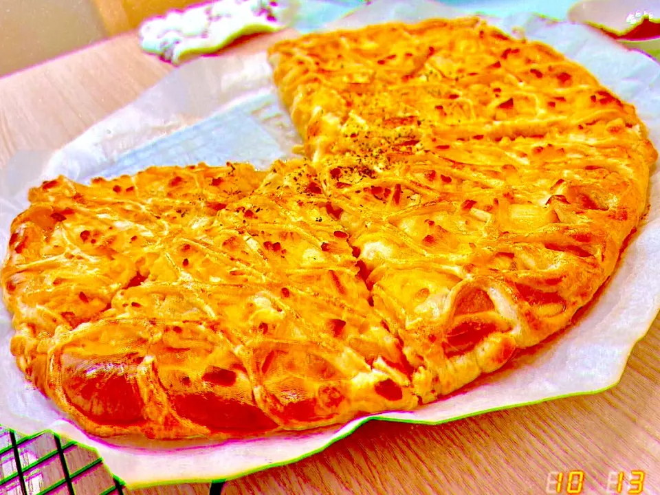 チーズアップルパイピザ🍕|ユキちゃんさん