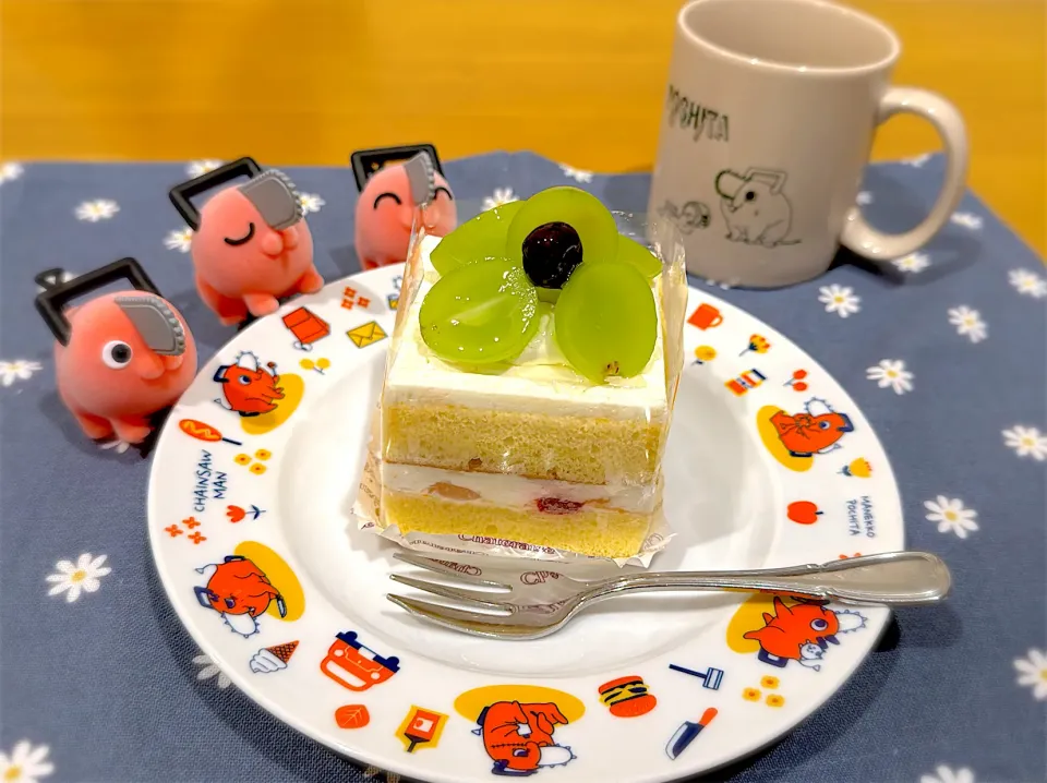 シャインマスカットケーキ！|もっちさん