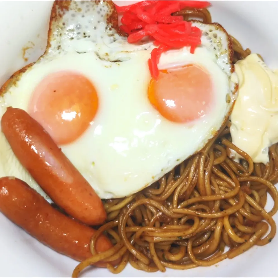 Snapdishの料理写真:屋台風焼きそば|akimitsuさん