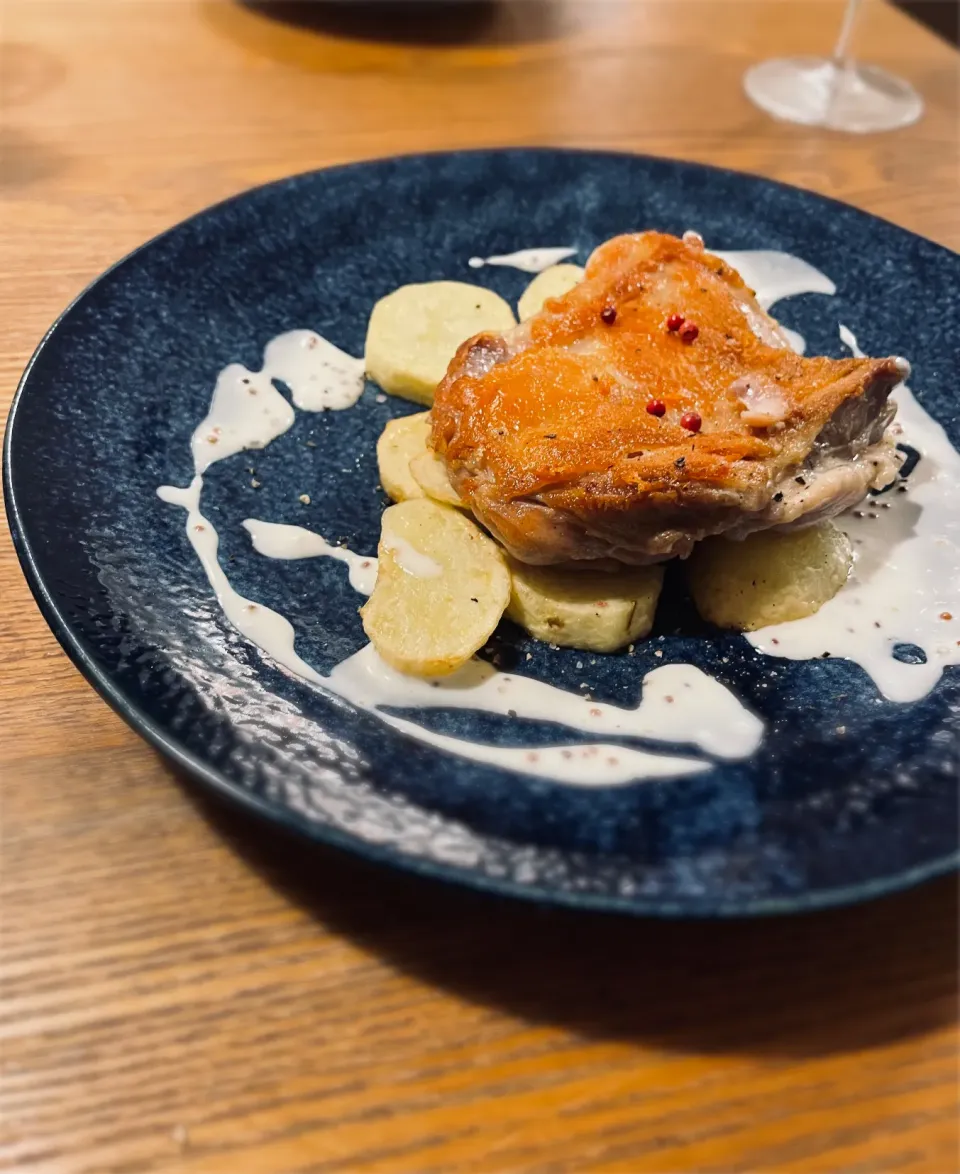 Snapdishの料理写真:鶏肉のコンフィ|いがをさん