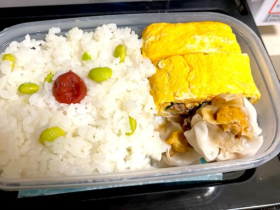 枝豆ご飯弁当|ちゃびきゅさん