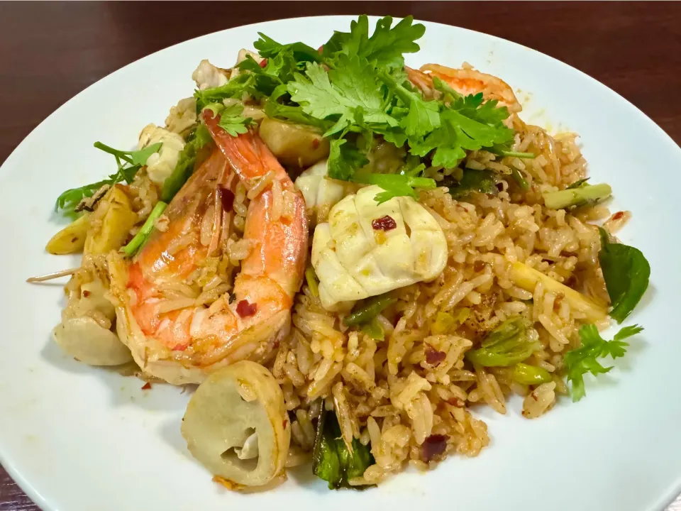 Tom Yum Seafood Fried Rice|BrownTableさん