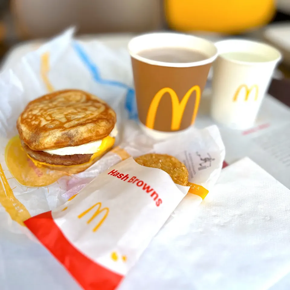 McGriddles egg and sausage|skyblueさん