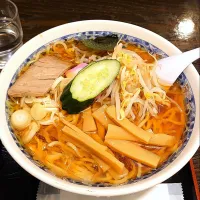 Snapdishの料理写真:山形・栄屋本店の冷やしラーメン|すーさん