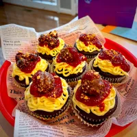 Snapdishの料理写真:🍝 Meatball spaghetti cupcakes 🧁|The Reinhartsさん