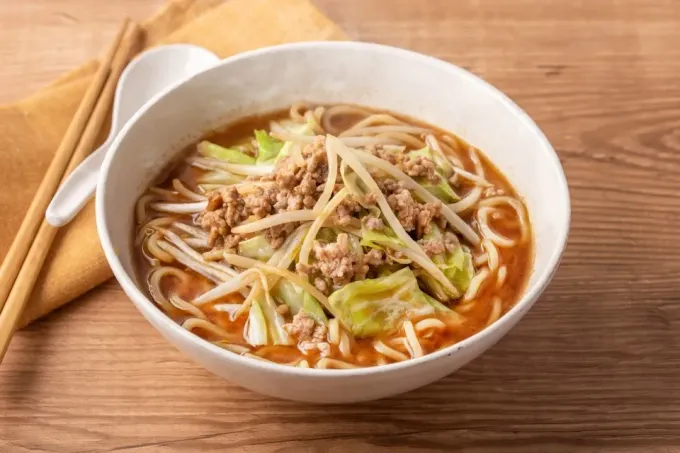 大豆のお肉で味噌ラーメン|マルコメ キッチンさん