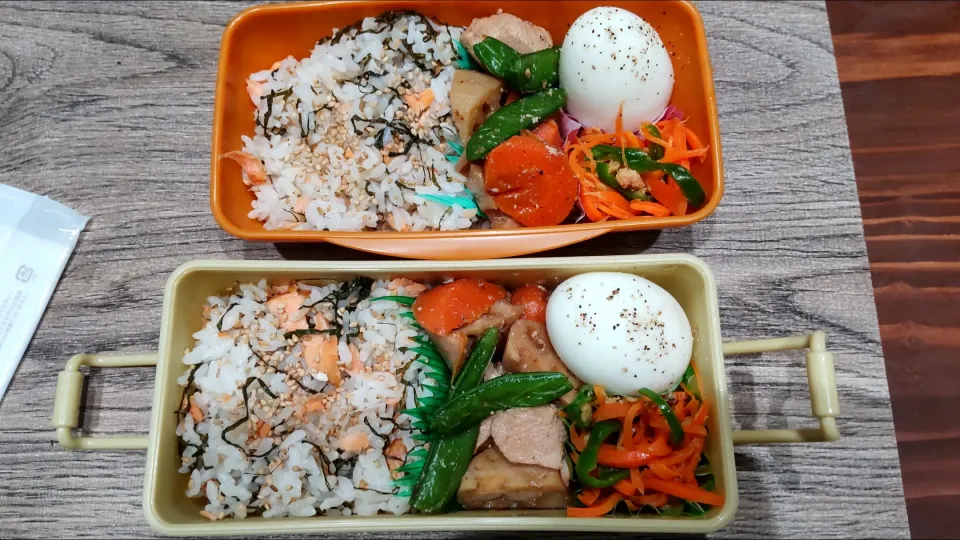 鮭混ぜご飯弁当|こいけさんさん