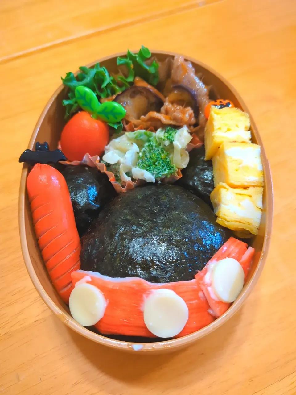 ナス入りポークケチャップ弁当🍆|さやかさん