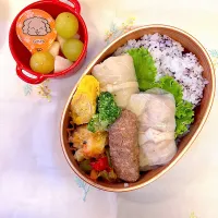 Snapdishの料理写真:ロールキャベツ弁当| ステラさん