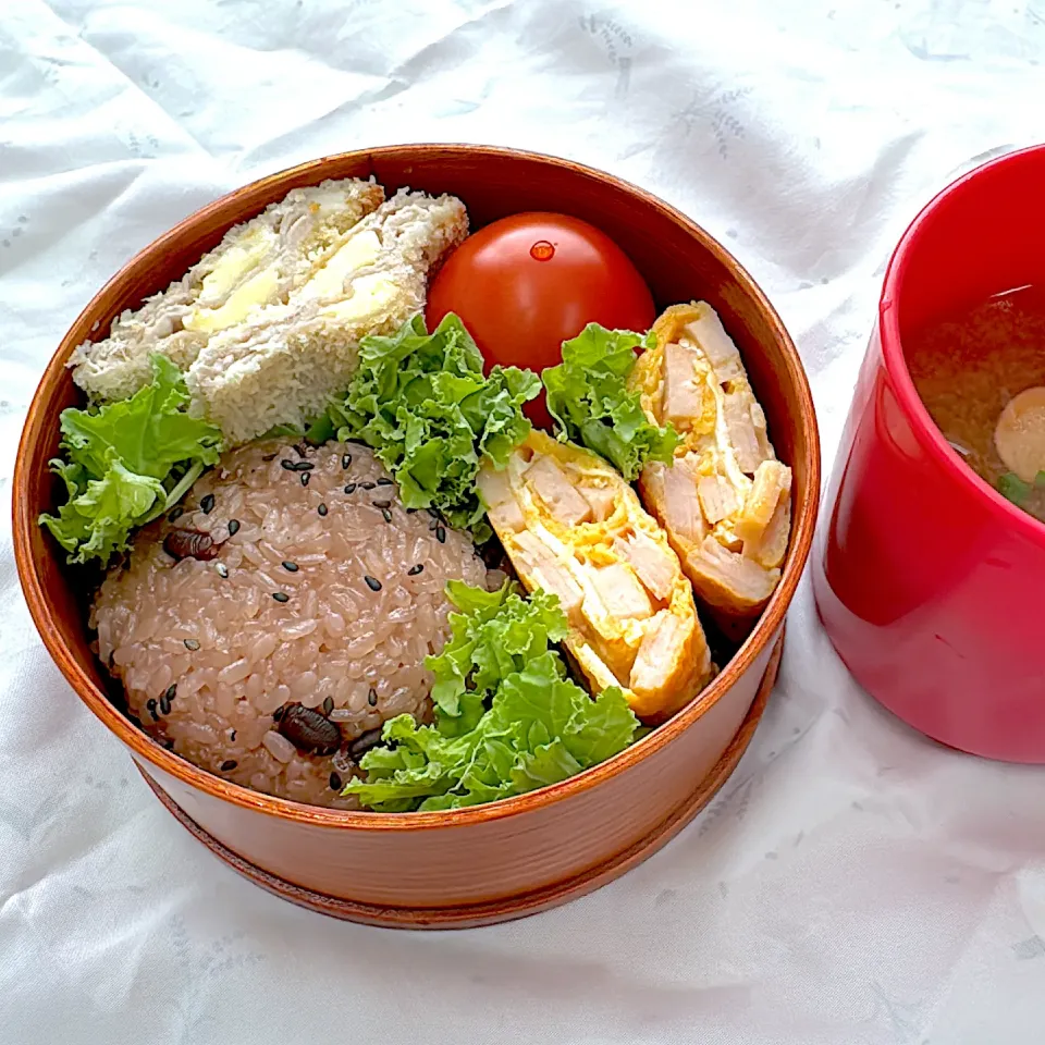 ミルフィーユ焼きカツと卵焼き弁当|ゆっきーさん