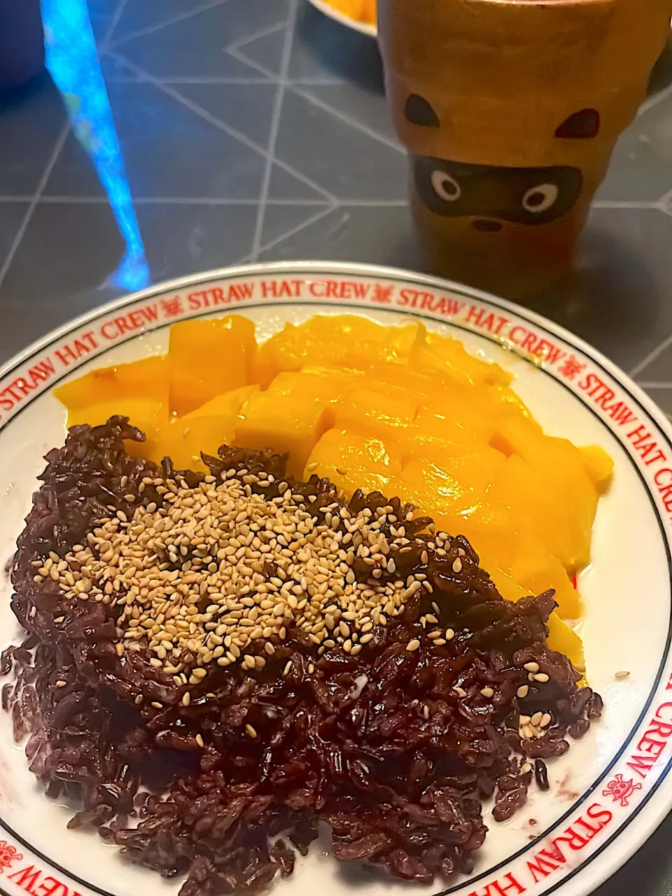 BLACK RICE AND MANGO #🥭 #🌾 #🥥|LNAさん