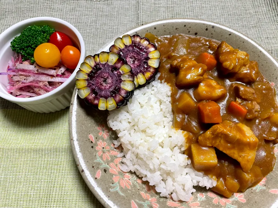 Snapdishの料理写真:自家製野菜たっぷり晩ごはん|ひだまり農園さん