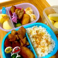 Snapdishの料理写真:さつまいも弁当|しばざきまりさん