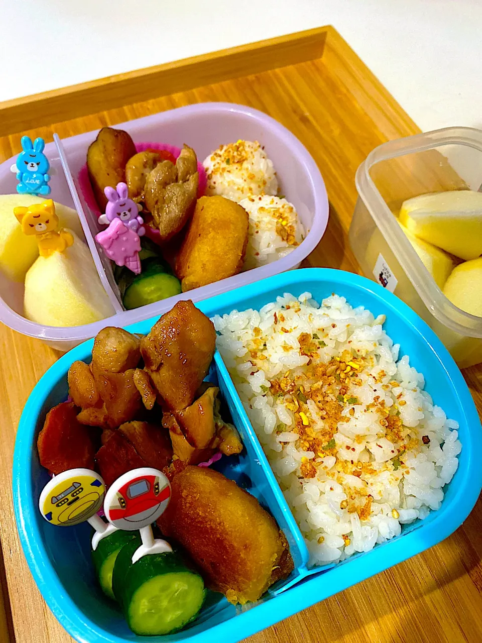 Snapdishの料理写真:さつまいも弁当|しばざきまりさん