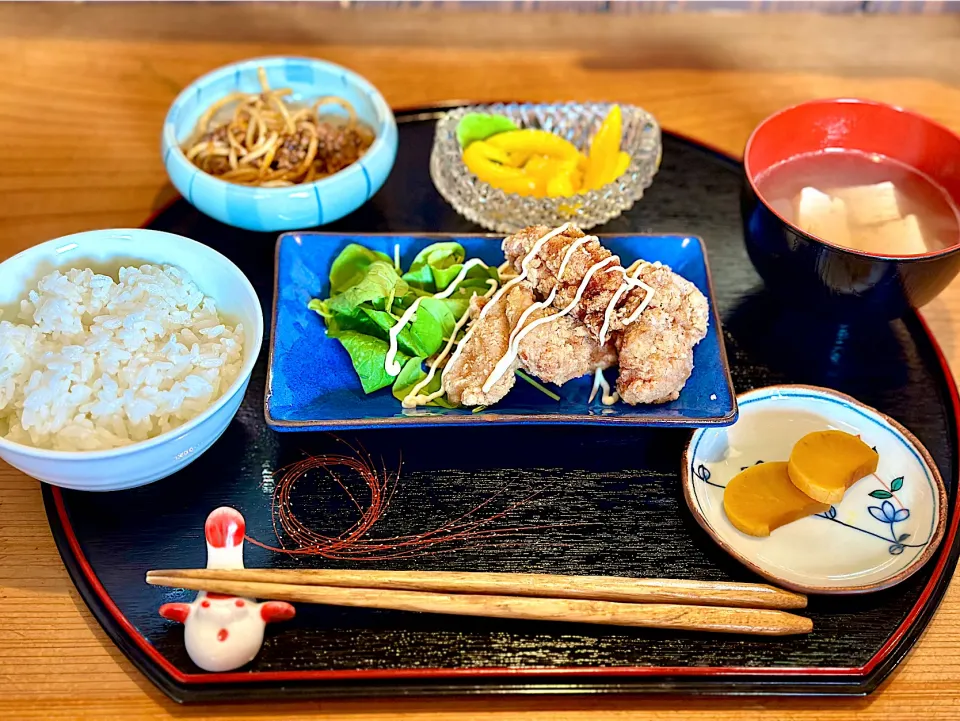 本日の揚げ物定食|にゃあ（芸名）さん