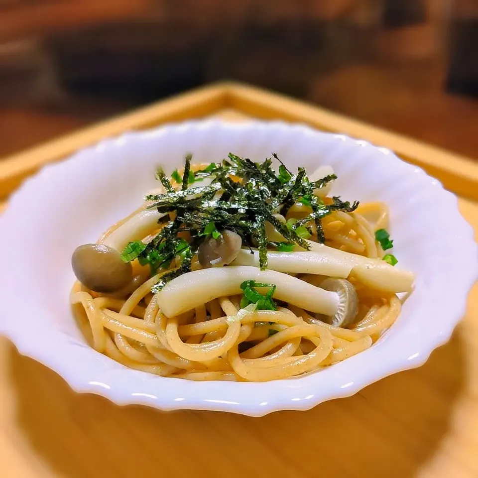 Snapdishの料理写真:きのこの和風スパゲッティ🍝|森のごはん屋さんさん