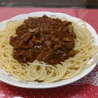 Snapdishの料理写真:スパゲッティ ボロネーゼ|kamekameさん