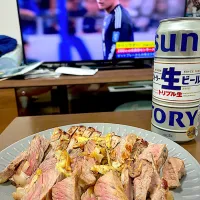 Snapdishの料理写真:ステーーーーキ|anriさん