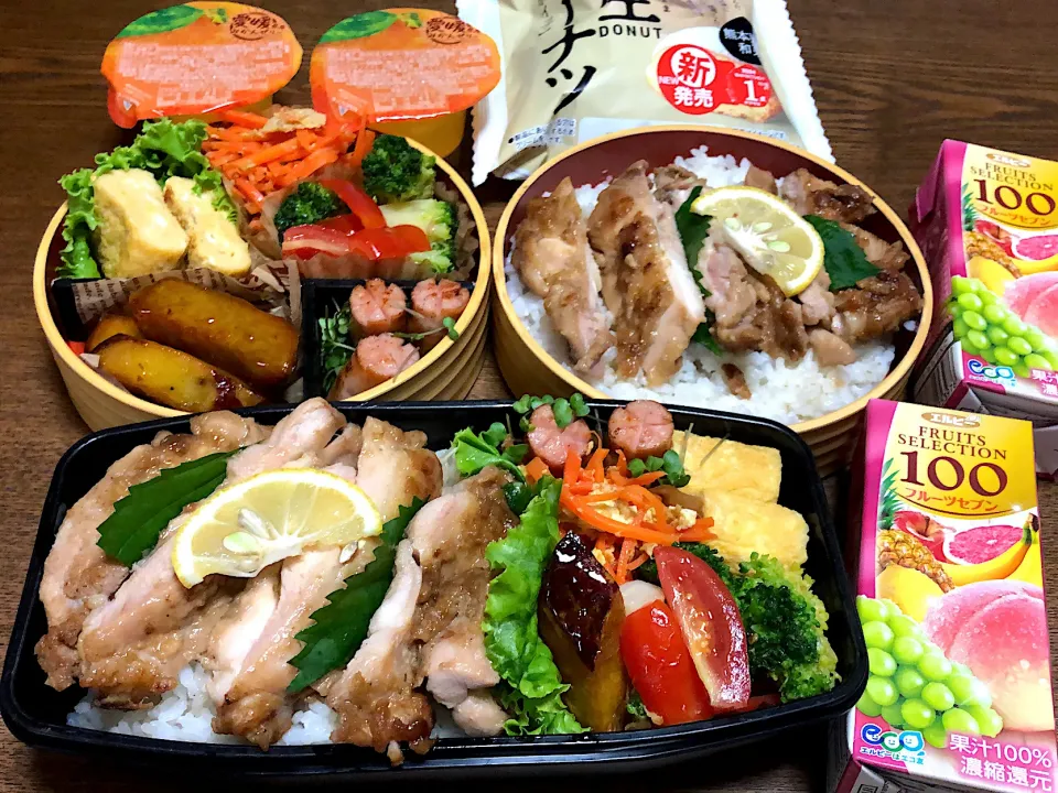 今日の息子たち弁当|かなさん