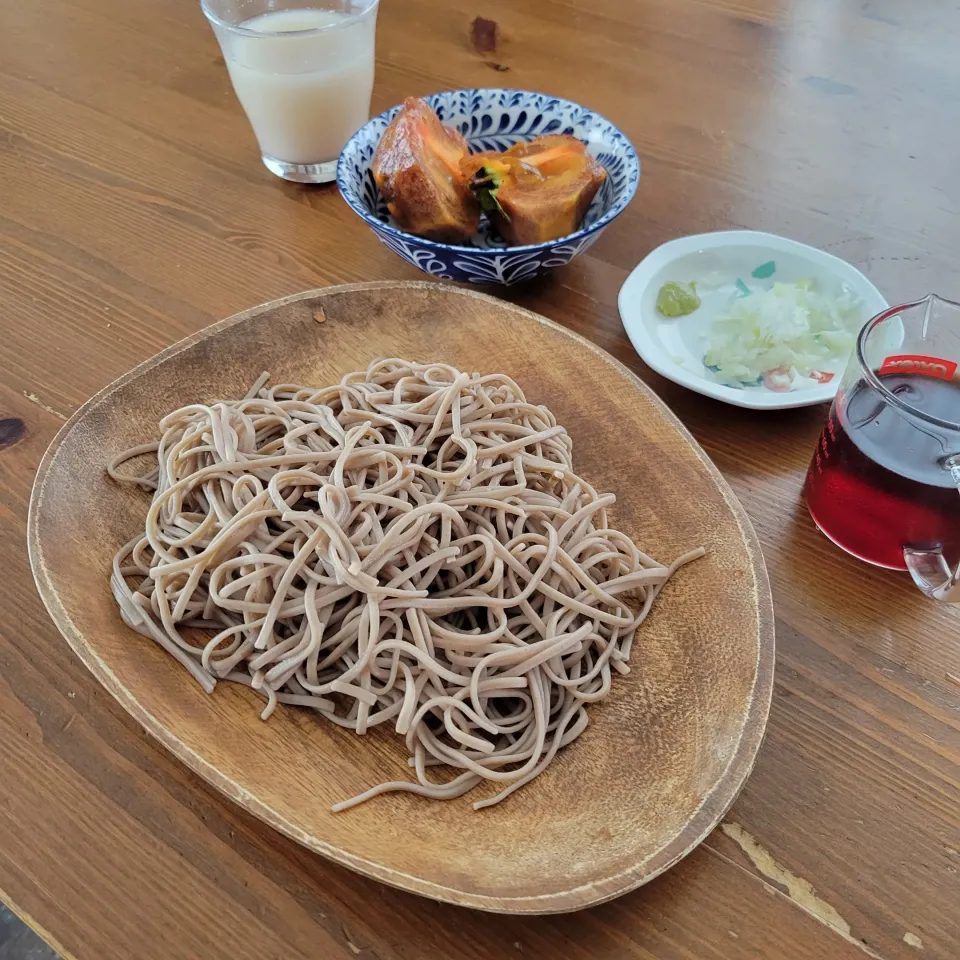 Snapdishの料理写真:そば & そば湯|あんさん