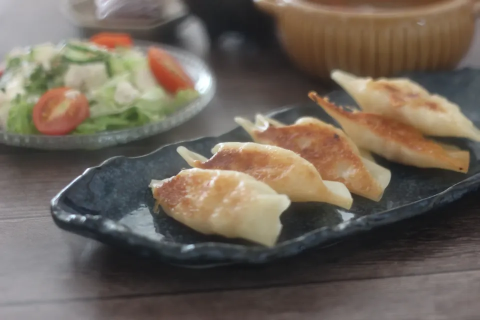 大豆のお肉で肉なし餃子|ちいさなしあわせキッチンさん