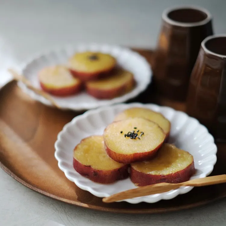 Snapdishの料理写真:さつまいもの甘露煮|ohanaさん