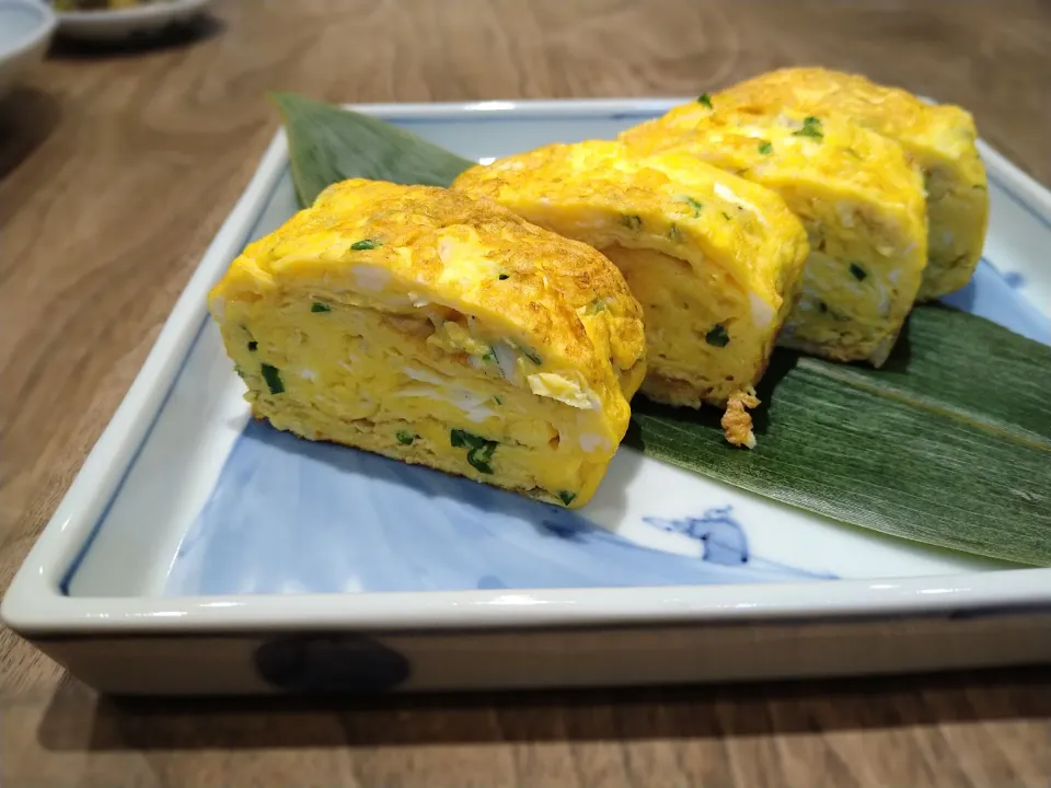 しらすとねぎの卵焼き|古尾谷りかこさん